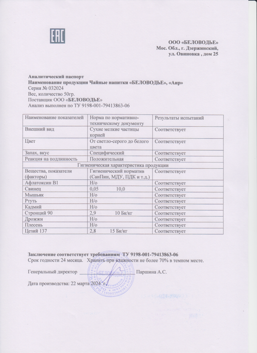 Паспорт №032024